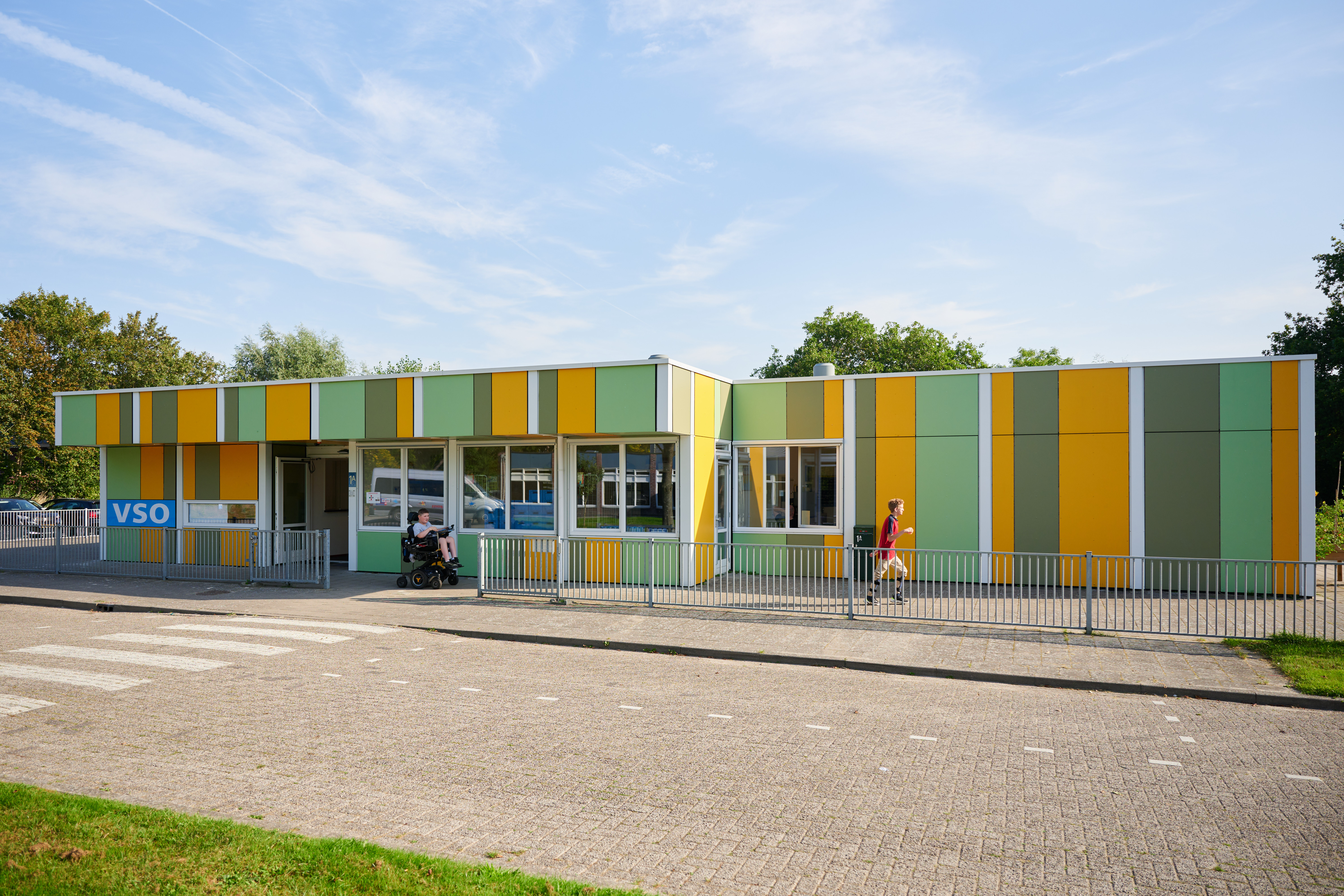 Het gebouw van de Prins Johan Frisoschool.